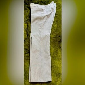 Grey/white Striped Trouser